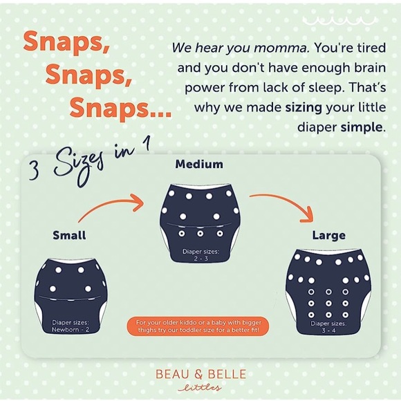 Beau & Belle Swim Diaper - Picture 4 of 5